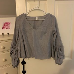 nordstrom puffy sleeve blouse